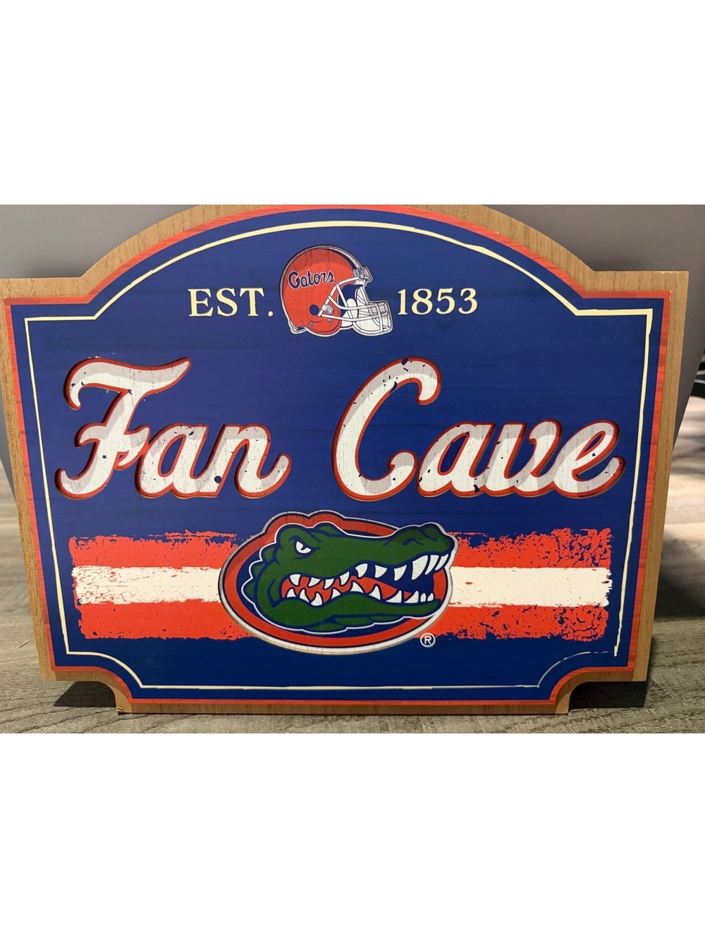 Florida Gators fan cave sign 15x12.5